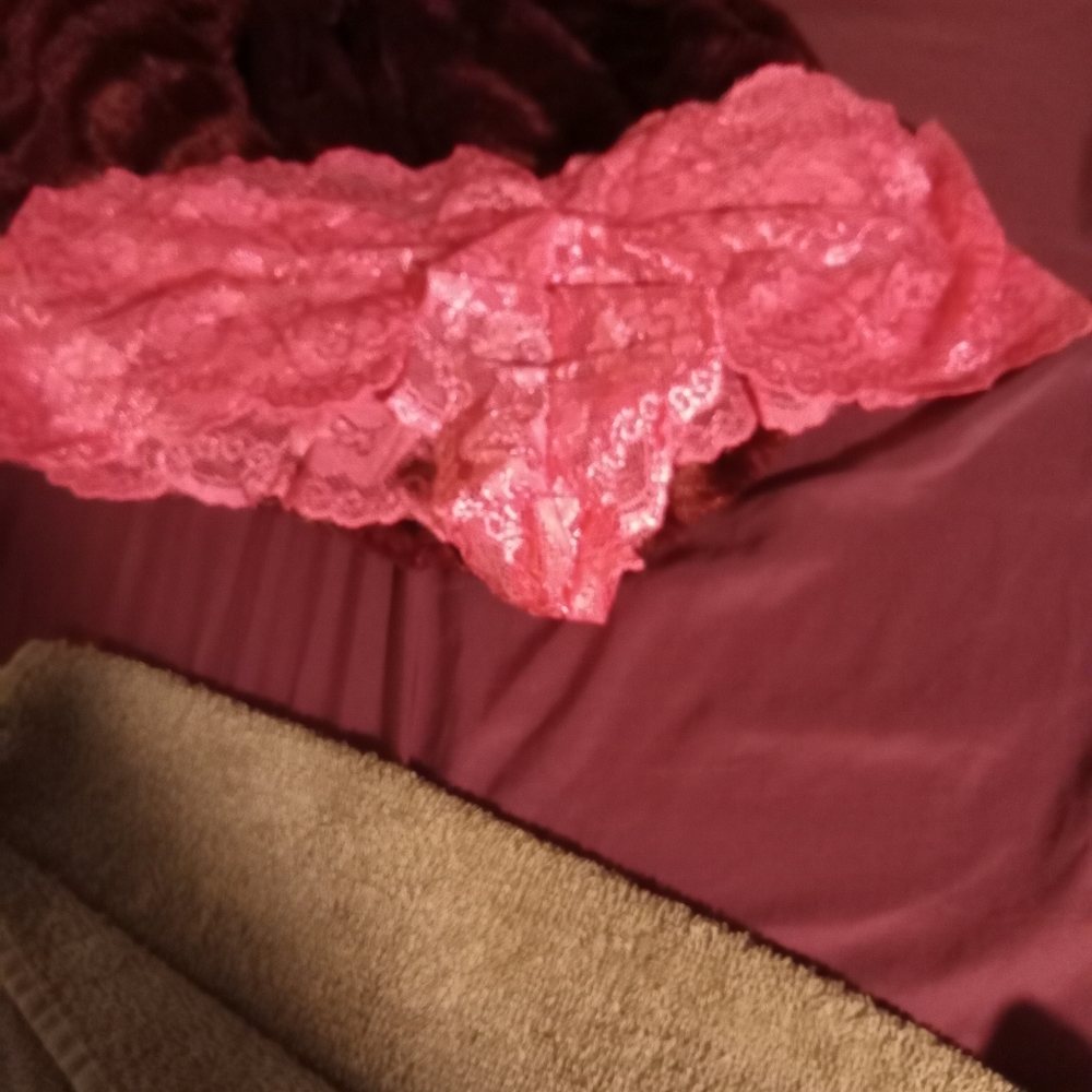 Small petite panties lace lavender